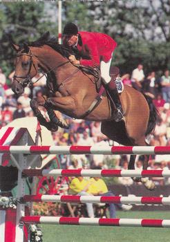 1995 Collect-A-Card Equestrian #25 Piet Raymakers / Raspoetin Z Front